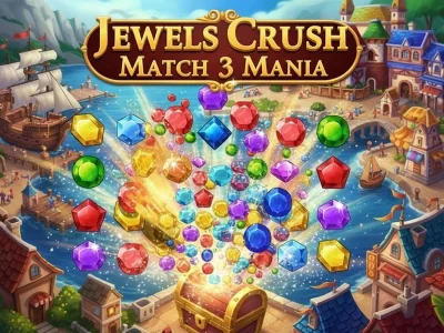 Peli Jewels Crush Match 3 Mania verkossa