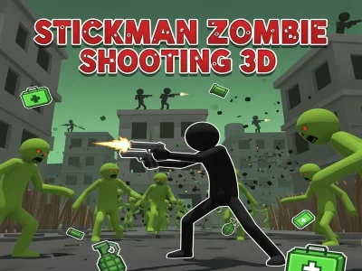 Peli Stickman Zombie Shooting 3D verkossa Peli Stickman Zombie Shooting 3D verkossa
