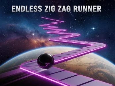 Peli Endless Zig Zag Runner verkossa
