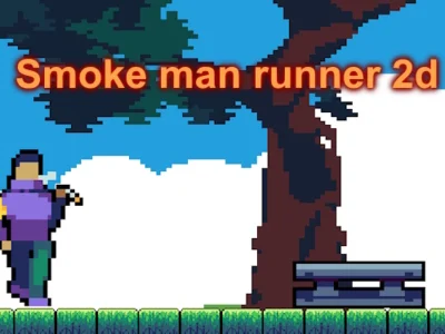 Peli Smoke man runner 2d verkossa