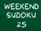 Peli Viikonlopun Sudoku 25 verkossa Peli Viikonlopun Sudoku 25 verkossa