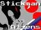 Peli Stickman vastaan avaruusolentoja verkossa