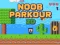 Peli Noob Parkour 2D verkossa