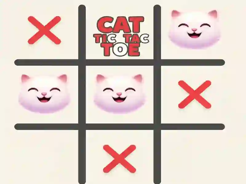 Peli Cat Tic Tac Toe verkossa