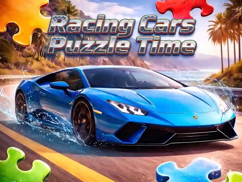 Peli Racing Cars Puzzle Time verkossa