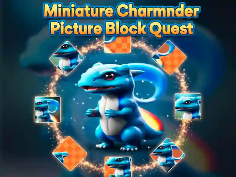 Peli Miniature Charmander Picture Block Quest verkossa