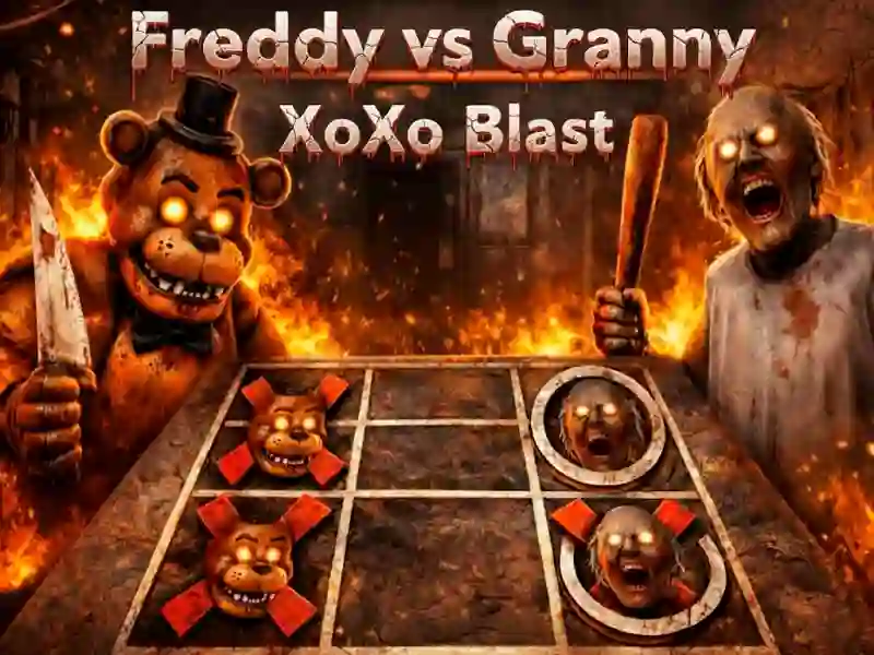 Peli Freddy vs Granny XoXo Blast verkossa