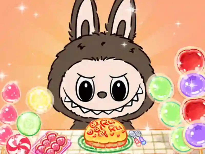 Peli Labubu Doll Mukbang ASMR irrotettu verkossa