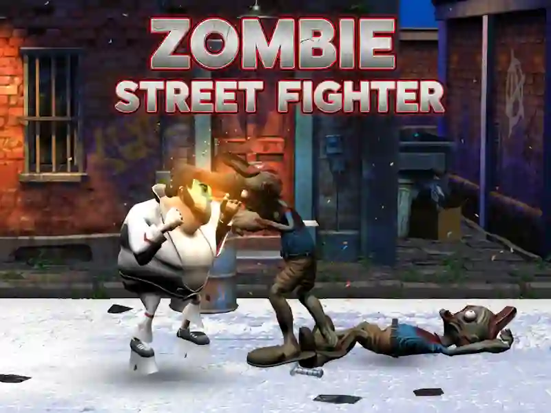 Peli Zombie Street Fighter verkossa