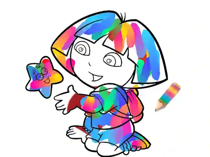 Peli Viidakon tyttö: väritys sivut verkossa