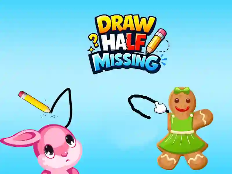 Peli Piirrä puolikas peli verkossa