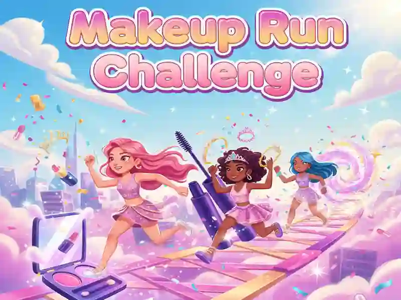 Peli Makeup Run Challenge verkossa