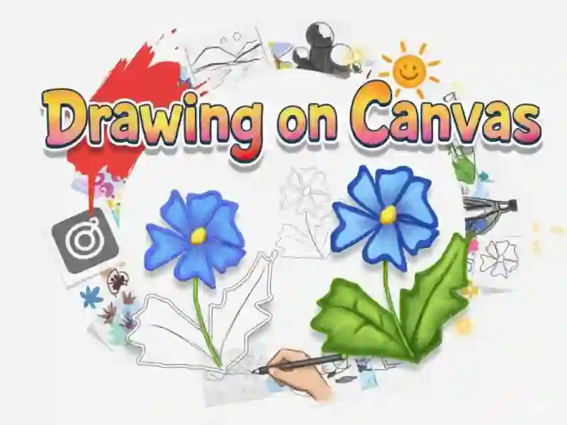 Peli Piirustus kankaalle verkossa