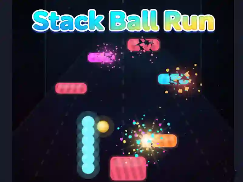 Peli Stack Ball Run verkossa