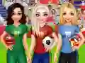Peli BFF Prinsessa Äänestä Jalkapallolle 2018 verkossa