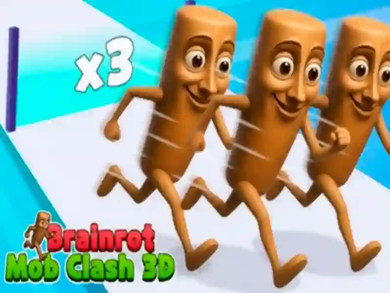 Peli Brainrot Mob Clash 3D verkossa