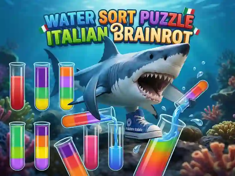Peli Water Sort Puzzle Italian Brainrot verkossa