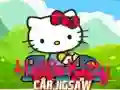 Peli Hello Kitty Auto Palapeli verkossa Peli Hello Kitty Auto Palapeli verkossa