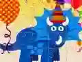 Peli Dino Juhlat Palapeli verkossa Peli Dino Juhlat Palapeli verkossa