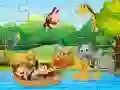 Peli Eläinpuzzle verkossa Peli Eläinpuzzle verkossa