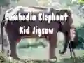 Peli Kambodzan Elefantti Lapsi Palapeli verkossa