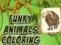 Peli Funky Eläimet Värittäminen verkossa Peli Funky Eläimet Värittäminen verkossa