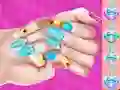 Peli Elsa Prinsessa Teemana Kynsi Taide DIY verkossa Peli Elsa Prinsessa Teemana Kynsi Taide DIY verkossa