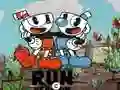 Peli Cuphead Run versio verkossa