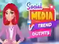 Peli Sosiaalisen median trendivaatteet verkossa