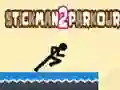 Peli StickMan Parkour 2 verkossa Peli StickMan Parkour 2 verkossa