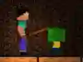 Peli Noob vs Zombit - Metsäbiomi verkossa