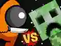 Peli Keskellä vs Creeper verkossa Peli Keskellä vs Creeper verkossa