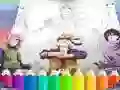 Peli Naruto Shippuden Väri-kirja verkossa