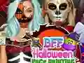 Peli BFF Halloween Kasvojen Maalaus verkossa Peli BFF Halloween Kasvojen Maalaus verkossa