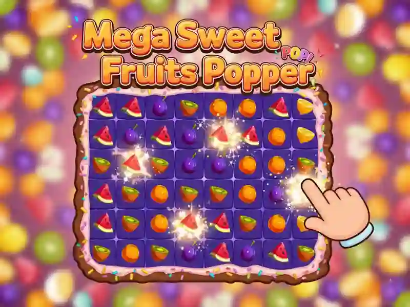 Peli Mega Sweet Fruits Popper verkossa
