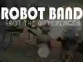 Peli Robottibändi Löydä erot verkossa