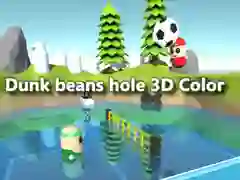 Peli Dunkki pavut 3D-värilliseen reikään verkossa