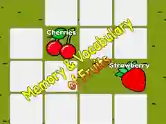 Peli Hedelmien muisti ja sanasto verkossa