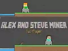 Peli Alex ja Steve: Kaksinpelaaja Kaivaja verkossa Peli Alex ja Steve: Kaksinpelaaja Kaivaja verkossa