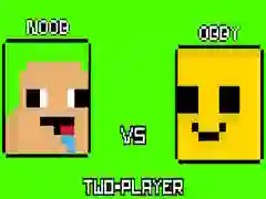 Peli Noob vs Obby Kaksi Pelaajaa verkossa Peli Noob vs Obby Kaksi Pelaajaa verkossa