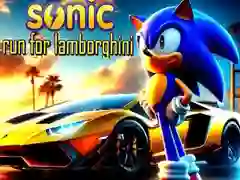 Peli Sonic Juoksee Lamborghinille verkossa