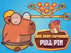 Peli Pelasta vauva kapybarat Pull Pin verkossa Peli Pelasta vauva kapybarat Pull Pin verkossa
