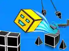 Peli Geometria Rush 4D verkossa