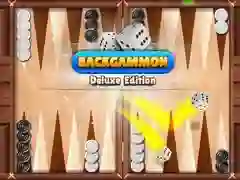 Peli Backgammon Deluxe-versio verkossa