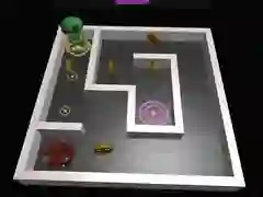 Peli 3D Labyrintti ja Robotti verkossa
