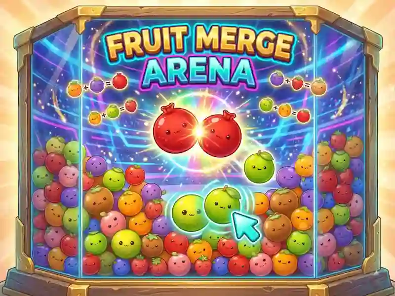 Peli Fruit Merge Arena verkossa