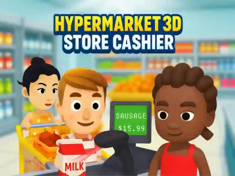 Peli Hypermarket 3D: Kaupan kassa verkossa