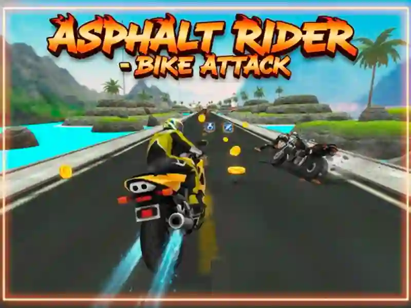 Peli Asfaltti ajaja — Bike Attack verkossa