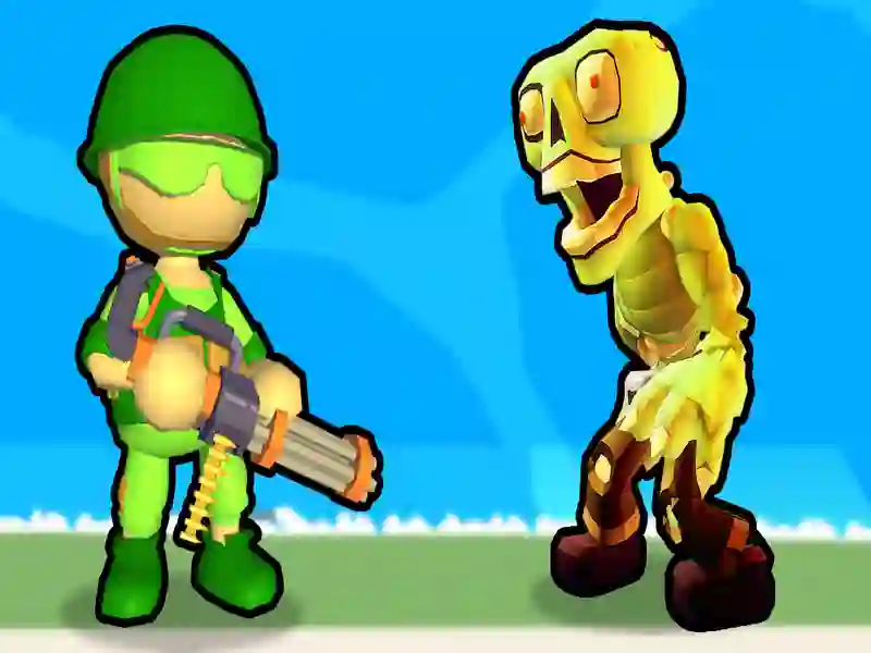 Peli Stickman-zombien tuhoaminen verkossa