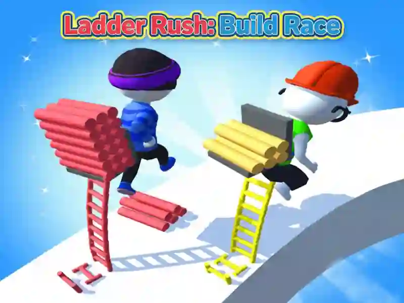 Peli Ladder Rush: Build Race verkossa